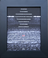 Ohio State Buckeyes National Champions 11x14 "Champions black and white"