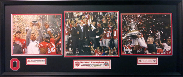 Ohio State Buckeyes National Champions Custom Framed Picture
