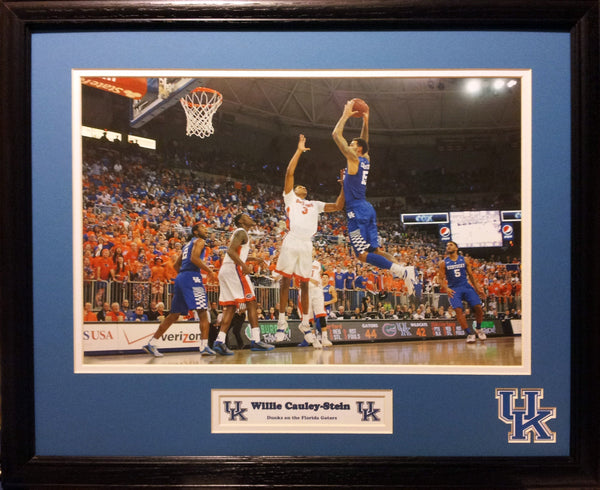 Kentucky Wildcats Basketball Willie Cauley-Stein Dunk 20 inches x 16 inches